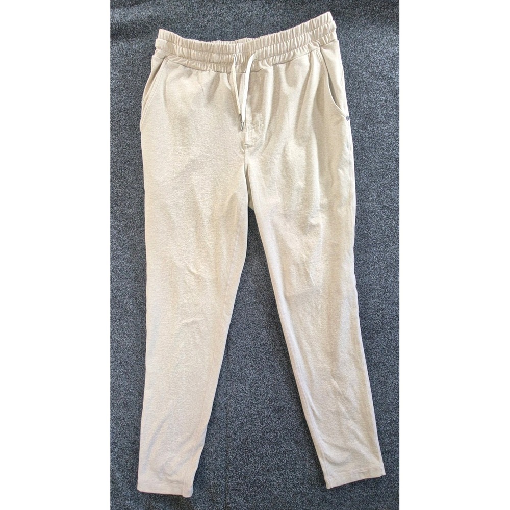 Vuori Athleisure Ponto Performance Jogger Size M Tan Minimalist Activewear Pants